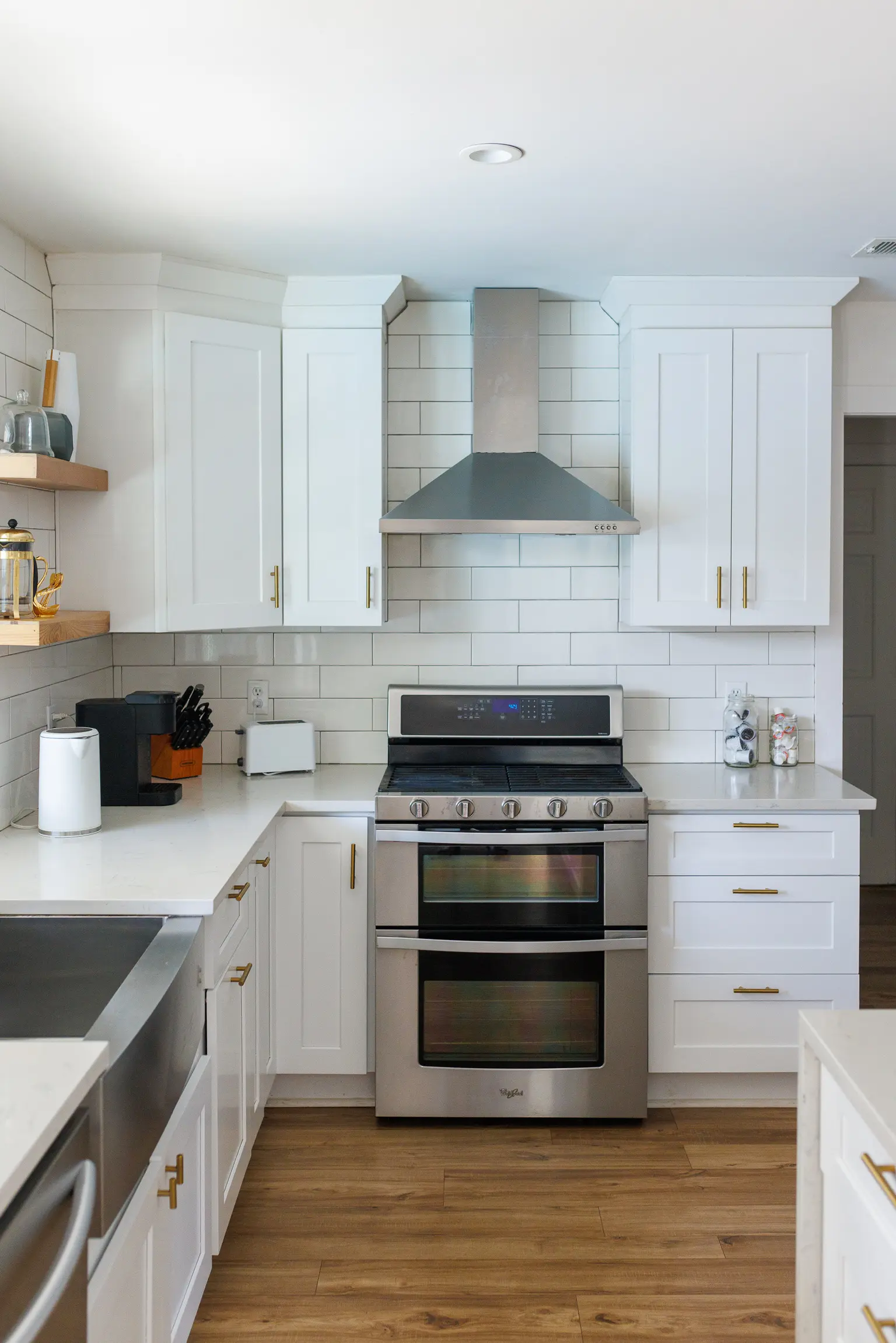 Beautifully organized kitchen in a San Francisco Bay Area home